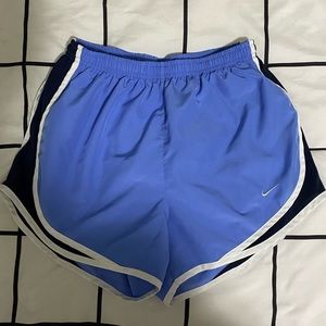 Womens light blue Nike shorts!! 💙🤍